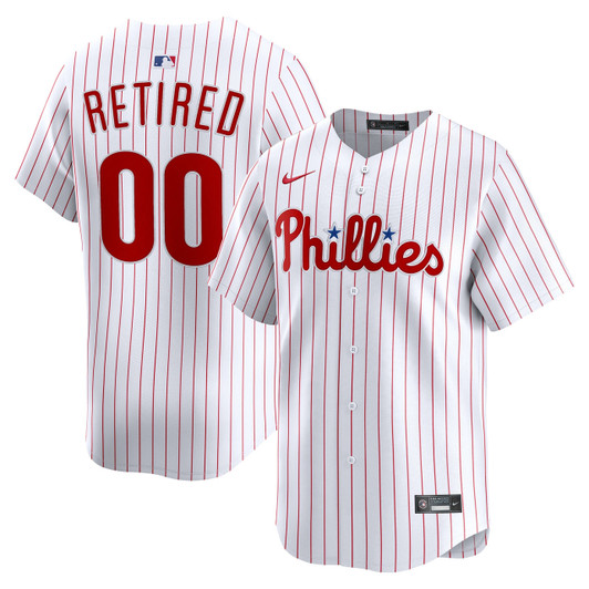 Philadelphia Phillies Nike Men'S Home Limited Pick-A-Player Retired Roster Jersey - White