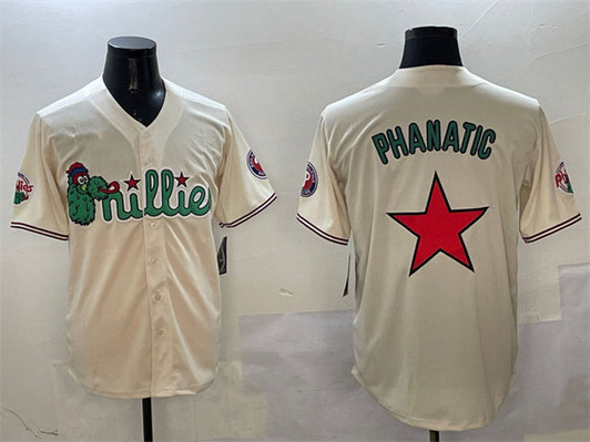 Philadelphia Phillies Phanatic Limited Baseball Jersey - Cream