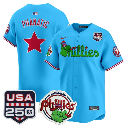 Philadelphia Phillies Phanatic Phanatic Usa Limited Jersey