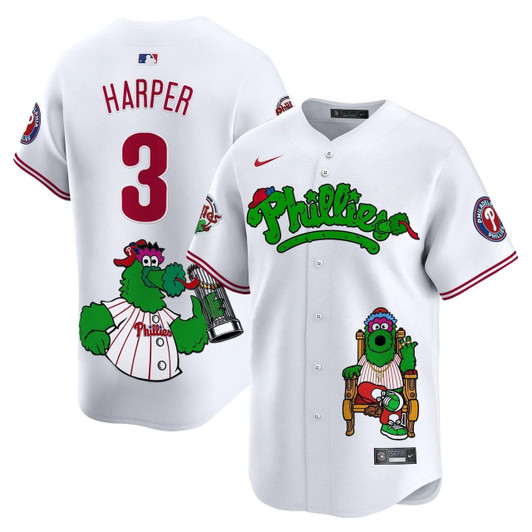 Philadelphia Phillies Phanatic Vapor Premier Printed Limited Jersey