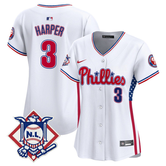 Philadelphia Phillies Women'S 2024 Fourth Of July Vapor Premier V4 Limited Jersey