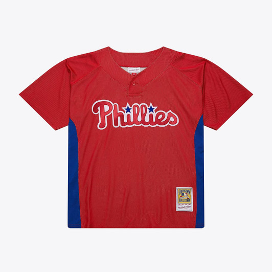 Roy Halladay #34 Philadelphia Phillies 2010 Authentic Batting Practice Jersey - Red
