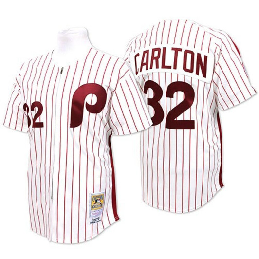 Steve Carlton Philadelphia Phillies 1976 Limited Throwback Jersey - White