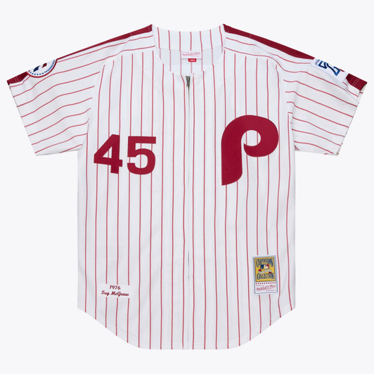 Tug Mcgraw #45 Philadelphia Phillies 1976 Authentic Jersey - White