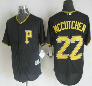 Andrew Mccutchen #22 Pittsburgh Pirates Mens 2015 Alternate Limited Cool Base Jersey - Black