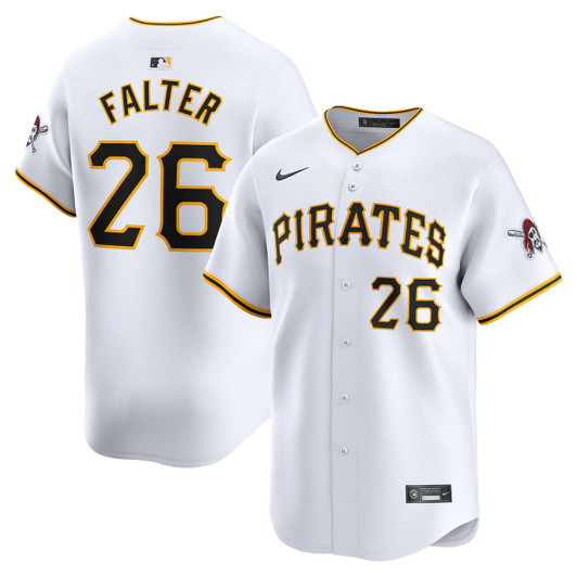 Bailey Falter Pittsburgh Pirates Nike Home Limited Player Jersey - White