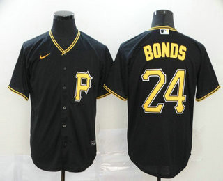 Barry Bonds #24 Pittsburgh Pirates Nike Mens Limited Cool Base Jersey - Black