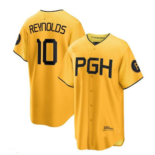 Bryan Reynolds #10 Pittsburgh Pirates 2023 City Connect Limited Player Jersey