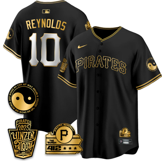 Bryan Reynolds #10 Pittsburgh Pirates 2025 Yinzerpalooza Limited Jersey