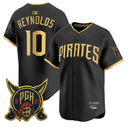 Bryan Reynolds #10 Pittsburgh Pirates 2026 City Connect Limited Jersey