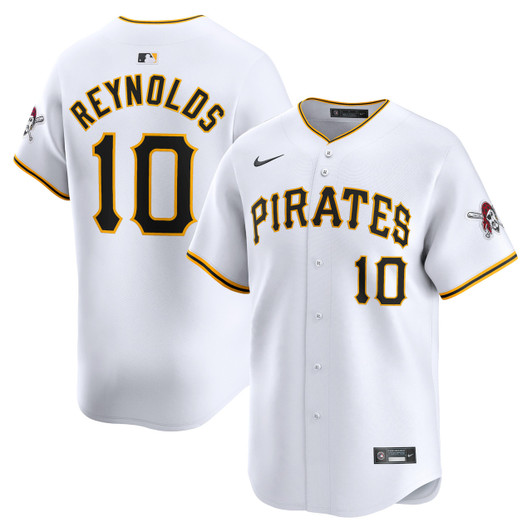Bryan Reynolds #10 Pittsburgh Pirates Nike Home Limited Player Jersey - White