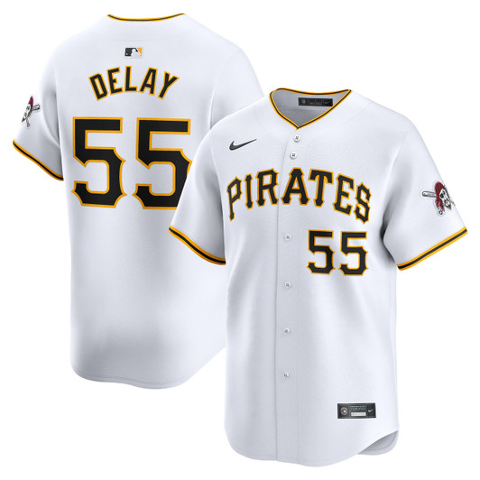 Jason Delay Pittsburgh Pirates Nike Home Limited Player Jersey - White