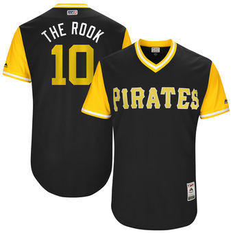 Jordy Mercer Pittsburgh Pirates Majestic Mens 2017 Rook Players Weekend Authentic Jersey - Black