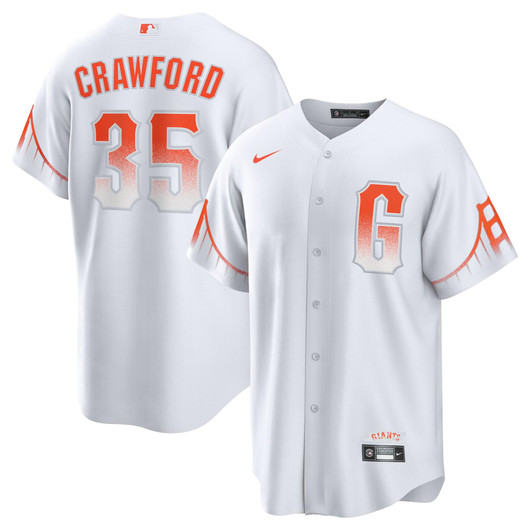 Brandon Crawford San Francisco Giants Nike Replica Replica City Connect Replica Player Jersey - White