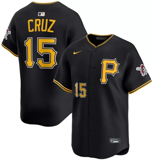 Oneil Cruz #15 Pittsburgh Pirates Nike Adult Limited Jersey - Black