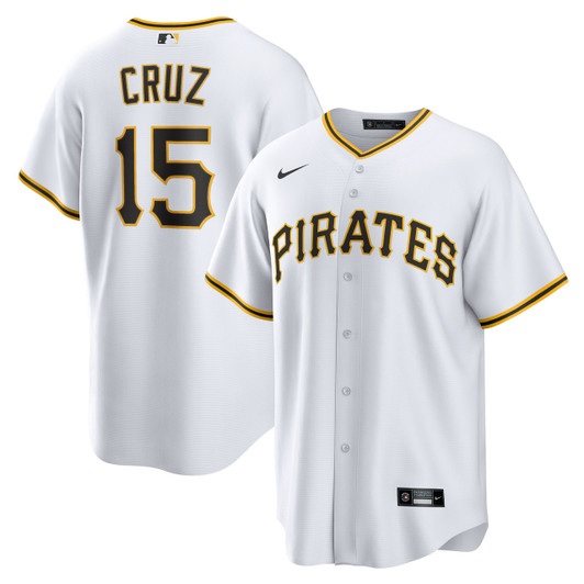 Oneil Cruz #15 Pittsburgh Pirates Nike Home Limited Jersey - White