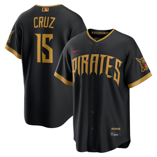 Oneil Cruz #15 Pittsburgh Pirates Nike Men'S 2026 City Connect Stadium Limited Jersey - Black