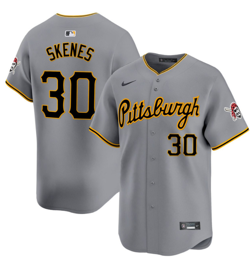 Paul Skenes #30 Pittsburgh Pirates Limited Baseball Jersey - Gray