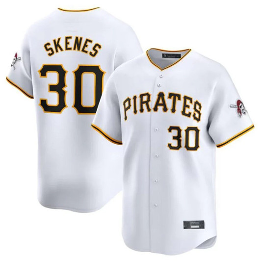 Paul Skenes #30 Pittsburgh Pirates Home Limited Jersey - White