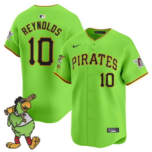 Pirate Parrot #00 Pittsburgh Pirates Men Patch Vapor Premier Limited Jersey