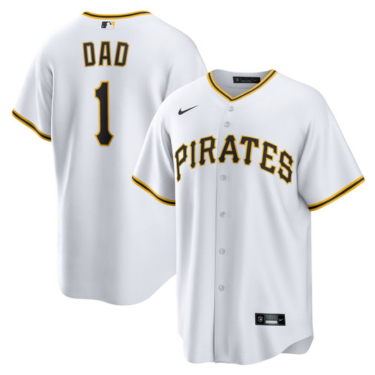 Pittsburgh Pirates #1 Nike Men'S Dad Home Limited Jersey - White