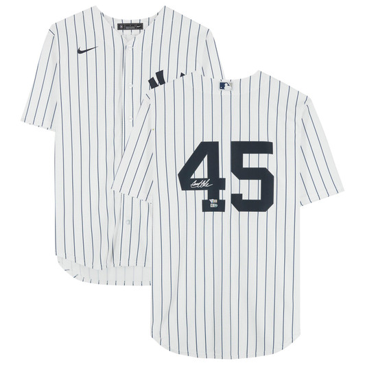 Gerrit Cole New York Yankees Fanatics  Autographed White Nike Replica Replica Replica Jersey