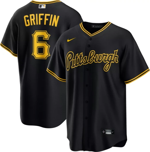 Pittsburgh Pirates #6 Nike Men'S Konnor Griffin Alternate Limited Jersey - Black