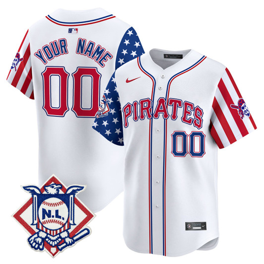 Pittsburgh Pirates 2024 Fourth Of July Vapor Premier Limited Custom Jersey