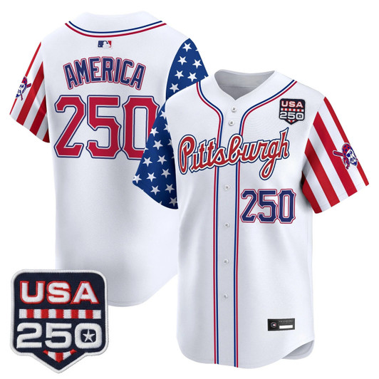 Pittsburgh Pirates Men America250 Edition Vapor Premier Limited Jersey