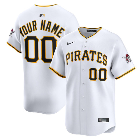 Pittsburgh Pirates Nike Men'S Home Limited Custom Jersey - White