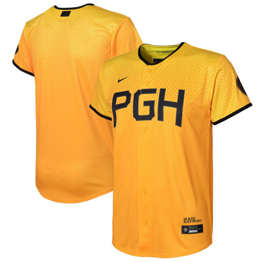 Pittsburgh Pirates Nike Preschool City Connect Limited Jersey - Gold