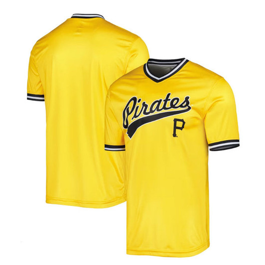 Pittsburgh Pirates Stitches Cooperstown Limited Baseball Team Jersey - Yellow