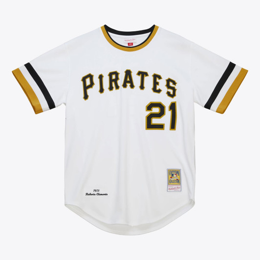 Roberto Clemente #21 Pittsburgh Pirates 1971 Authentic Jersey - White