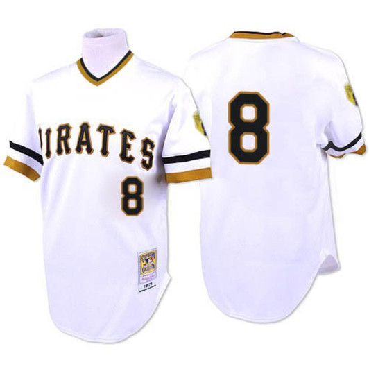 Willie Stargell #8 Pittsburgh Pirates 1971 Throwback Pullover Limited Jersey - White