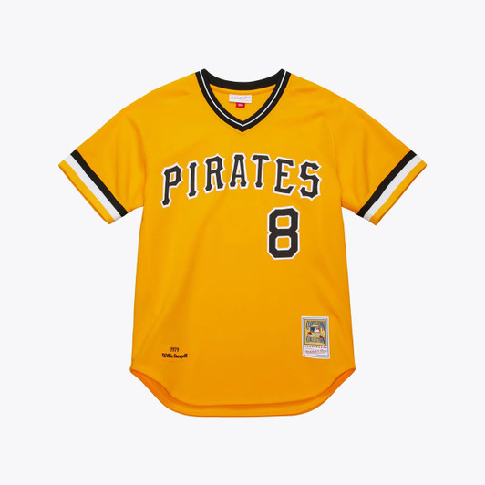 Willie Stargell #8 Pittsburgh Pirates 1979 Authentic Jersey - Gold