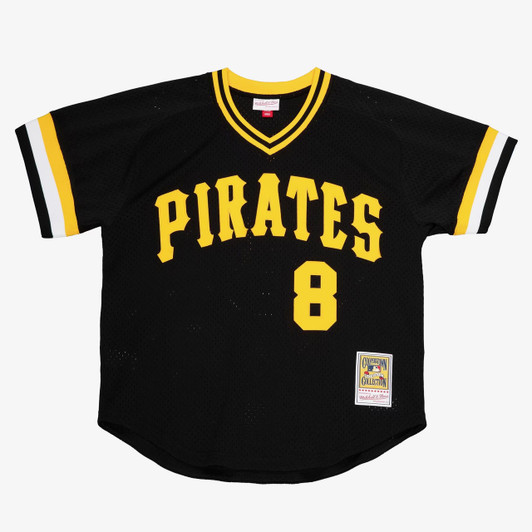 Willie Stargell #8 Pittsburgh Pirates Men'S 1982 Mesh Limited Batting Practice Jersey - Black