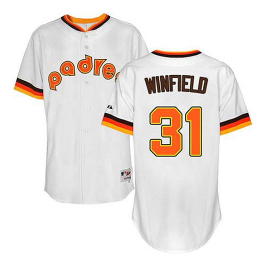 Dave Winfield #31 San Diego Padres 1984 Limited Throwback Jersey - White