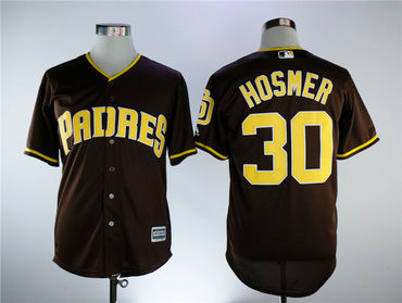 Eric Hosmer #30 San Diego Padres Men Limited Cool Base Jersey - Brown