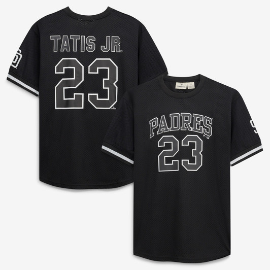 Fernando Tatis Jr #23 San Diego Padres Fanatics Men'S Big & Tall . Heavyweight Mesh Limited Jersey - Black White