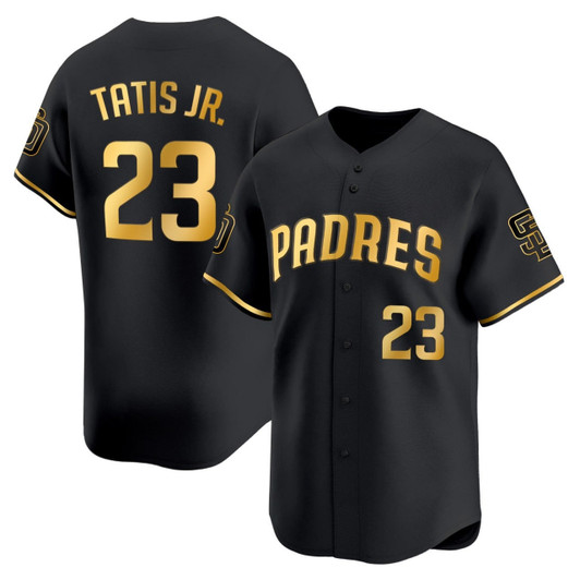 Fernando Tatis Jr #23 San Diego Padres Limited Jersey - Black Gold