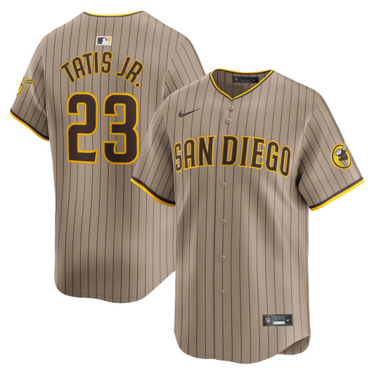 Fernando Tatis Jr #23 San Diego Padres Nike . Alternate Limited Player Jersey - Tan