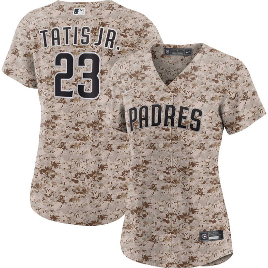 Fernando Tatis Jr #23 San Diego Padres Nike Women'S . Usmc Alternate Limited Player Jersey - Camo