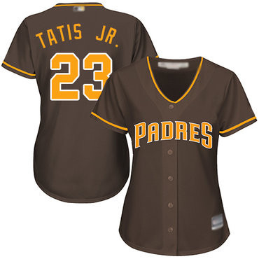 Fernando Tatis Jr #23 San Diego Padres Womens Alternate Limited Baseball Jersey - Brown