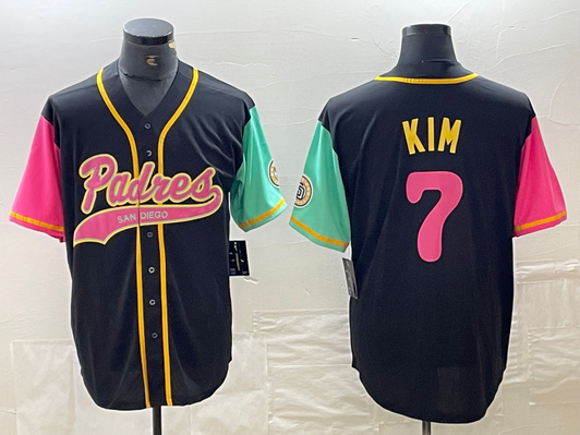Ha Seong #7 San Diego Padres 2023 Kim City Connect Limited Cool Base Jersey - Black