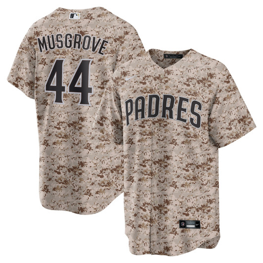 Joe Musgrove #44 San Diego Padres Nike Men'S Usmc Alternate Limited Player Jersey - Camo