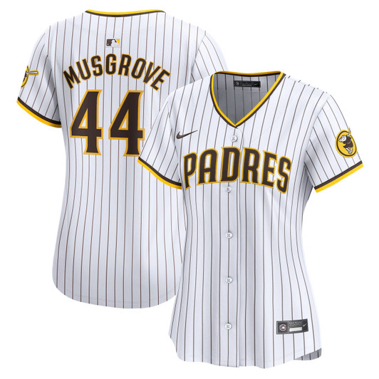 Joe Musgrove #44 San Diego Padres Nike Women'S Home Limited Player Jersey - White
