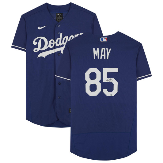 Dustin May Los Angeles Dodgers Fanatics  Autographed Nike Replica Replica  Jersey - Royal