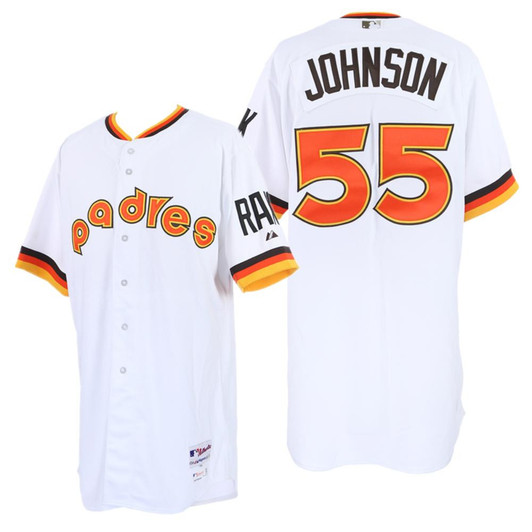 Josh Johnson #11 San Diego Padres 2014 Rak Limited Throwback Jersey - White