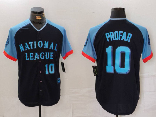 Jurickson Profar #10 San Diego Padres 2024 Number Star Limited Jersey - Navy