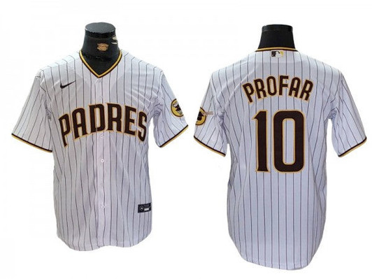 Jurickson Profar #10 San Diego Padres Limited Cool Base Jersey - White